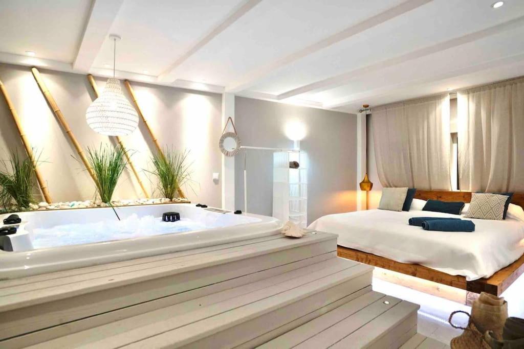 Luxuryvilla With Private Heated Pool And Spa 7P 쿼테이라 외부 사진